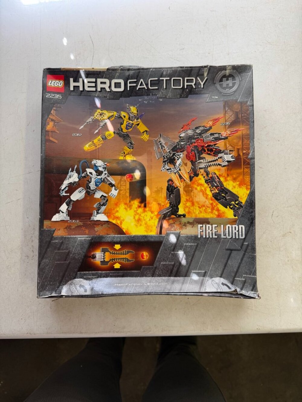 Lego Hero Factory Fire Lord 2235 boxed set